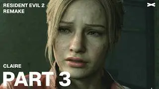 Resident Evil 2 Remake Claire (Part 3) - Walktrhough Gameplay - PENYELAMATAN SHERRY BIRKIN