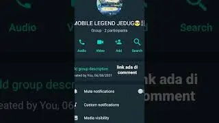 GROUP WHATSAPP ML#mobilelegends 🥰♥️