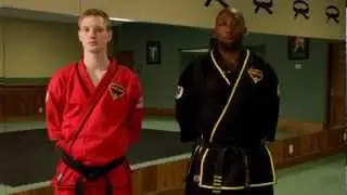Jeff Sidner and Aaron Pallesen - Lapel Attack Defense -Self Defense Tips and Tricks National Karate