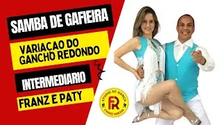 Aula de Samba de Gafieira intermediário Variação do Gancho Redondo Passo a Passo !!!