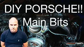 Top Of 996 Engine Disassembly Part 3.  Main components including harness, AOS, Steering Pump N more!