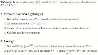 P'tit exo de divisibilité (2/2) - approche algébrique