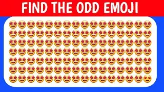 Can You Spot The Odd Emoji? Test Your Skills Now ! | emoji quiz| odd emoji out| find the odd one out