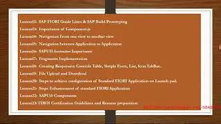 SAP Fiori and UI5 Online Training in Hyderabad, Bangalore, Pine, India |  SAP UI5 Videos