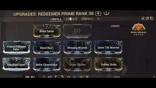 Warframe - Redeemer Prime with Melee Influence (Jade Shadows: Blast Status Rework)