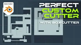 Custom Cutter made perfect with Boxcutter - Blender tutorial