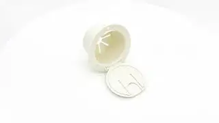 Valterra White Electric Power Cord Medium Round Cable Hatch 3.5" Cutout A01-2137BU