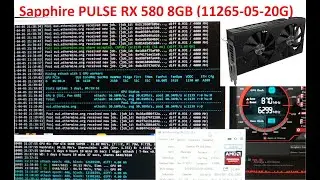 Sapphire RX 580 Pulse OC Settings for Mining ETH | RX 580 Pulse MINING HASHRATE
