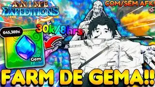 THE BEST GEM FARM IN ANIME EXPEDITIONS!! (WITH AND WITHOUT AFK)