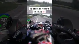 53 Years of Austria in 1 Lap #shorts #f1 #f1shorts #austriangp