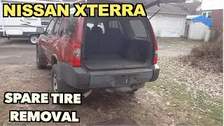 Xterra spare tire Removal 2002-2005