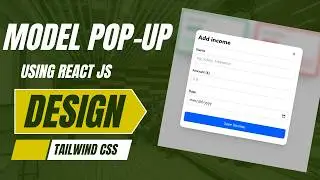 😨React Modal Popup Tutorial | Create Beautiful Popup Forms in React with Tailwind CSS
