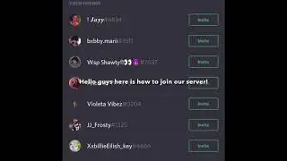 How to join our discord server (I tried to keep it simple)