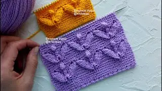 Beautiful floral knitting pattern!