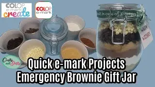 DIY Emergency Brownie Gift Jar with COLOP e-mark