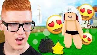Учу ДЕВУШКУ Играть в БЛОКС ФРУТС! 