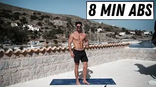 8 MIN HOLIDAY ABS | 6 Pack Beginner Friendly | Rowan Row
