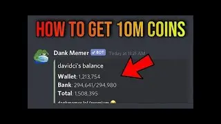 THE EASIEST WAY TO GET 10 MILLION DANK MEMER COINS DAILY!! GRINDING AND FARMING METHOD EASY!!
