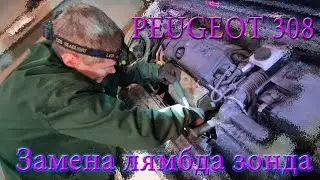 Пежо 308 / EP6 - Замена лямбда зонда. Ошибка P2231. Без разбора
