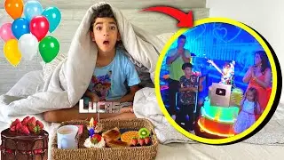 ACORDAMOS LUCAS ROCHA COM CAFÉ DA MANHÃ E MOSTRAMOS OS PREPARATIVOS DA FESTA DE ANIVERSÁRIO