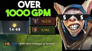 THIS IS THE MOST FARMED MEEPO YOU WILL EVER SEE IN DOTA 💸