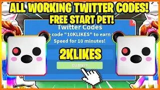 *NEW* SPEED RUN SIMULATOR ALL TWITTER CODES! NEW RACES AND MORE! GET A FREE STARTER PET!  - Roblox
