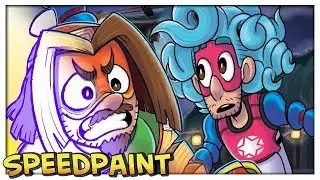GAME GRUMPS ZINE - ARMS Speedpaint