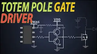 What is Totem pole MOSFET gate driver? Totem pole MOSFET gate driver working | Push pull gate driver