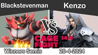 Cage Fight 14.5 - Blackstevenman (Incineroar) vs Kenzo (Sephiroth) WS - SSBU