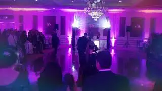 Indoor Cold Spark Sparklers for Pat and Christina's first dance