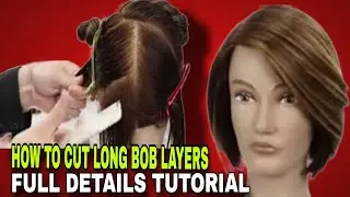 Tutorial Haircut Long Bob Layers