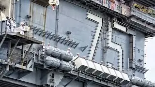 Returning After 9 Months At Sea • USS Truman (CVN-75)