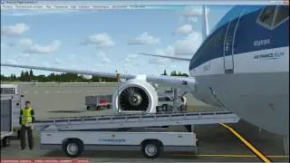 FSX Палёт Минск(UMMS)-Москва(UUDD)  в VirtAirLines KLM