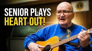 Gitar player at the Eppson Center for Seniors