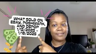 What Sold on eBay, Poshmark, and Depop 1/12/2025 - 1/18/2025 Reselling to Make Extra Money #whatsold