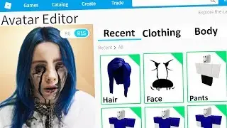 MAKING BILLIE EILISH a ROBLOX ACCOUNT