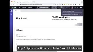 SN Utils - App and Updateset picker for Next UI
