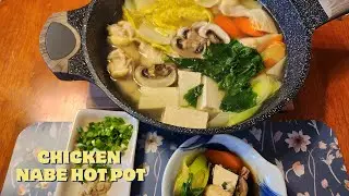 HOW TO COOK SIMPLEJAPANESE CHICKEN NABE ,HOT POTMERRY SAKURA TV