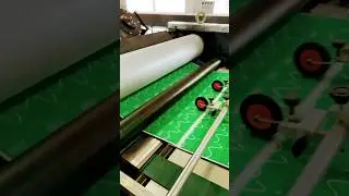 How Linen Finish Gets Applied To Cards At Hero Time Manufacturing