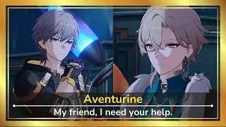 Aventurine Asks for Trailblazer's Help | The Devil in Velvet | Honkai: Star Rail