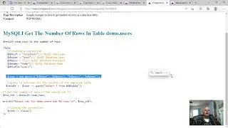 MySQLi Get The Number Of Rows In Table