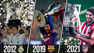 ⚽ All Spanish Football Championship (La Liga BBVA) Champions 1929 - 2021 | Every La Liga Winners ⚽