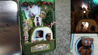 Cute Miniature Dollhouse in a Tin