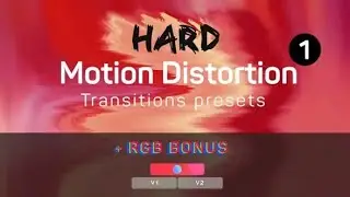Hard Motion Distortion Transitions Presets 1 Premiere Pro Template Download