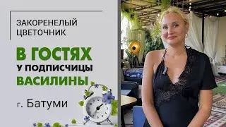 В гостях у Василины. Батуми, Грузия. Блогер, писательница и красивая женщина. Румтур по террасе.
