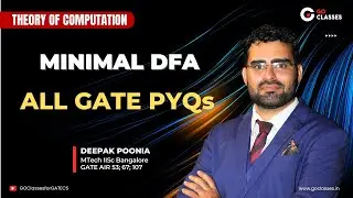 Minimal DFA - ALL GATE PYQs | DFA Minimization | Theory of Computation | With NOTES