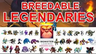 How To Breed All Legendaries Monsters In Monster Legends Gameplay 2021