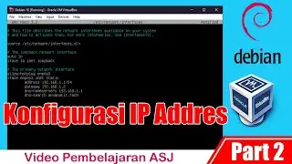 Cara Konfigurasi IP Address Pada Debian 10 di VirtualBox