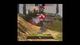 Взвод Т57 Heavy  (11k dmg на двоих) #wotblitz #shorts