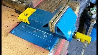 Тиски самодельные Самодельные тиски слесарные.Vise with your hands. Лещата саморобні.